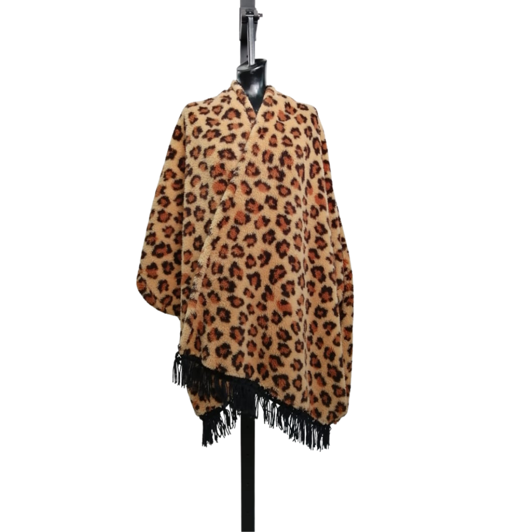 Leopard Poncho