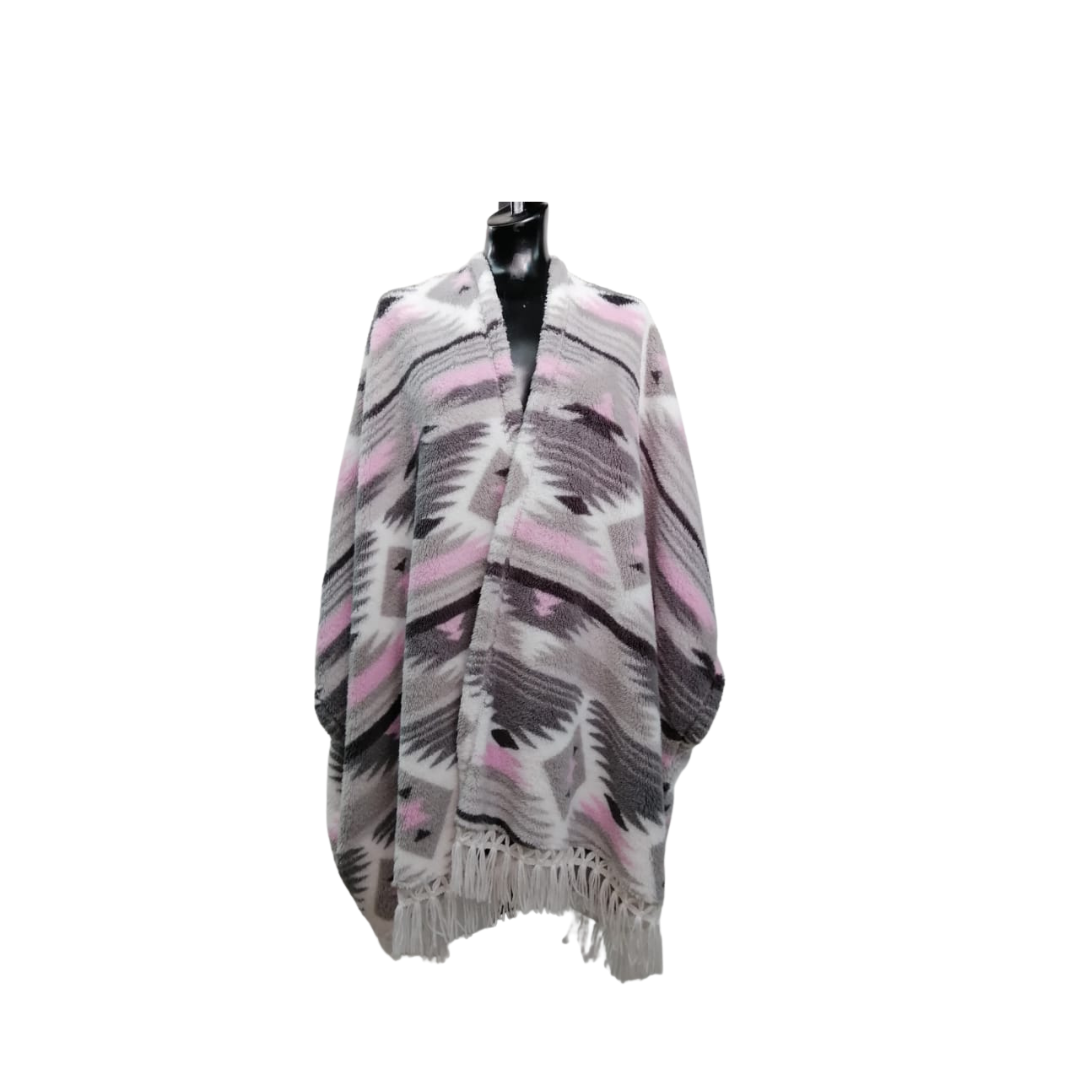 Poncho Rosa Azteca