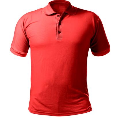 Polo de hombre rojo
