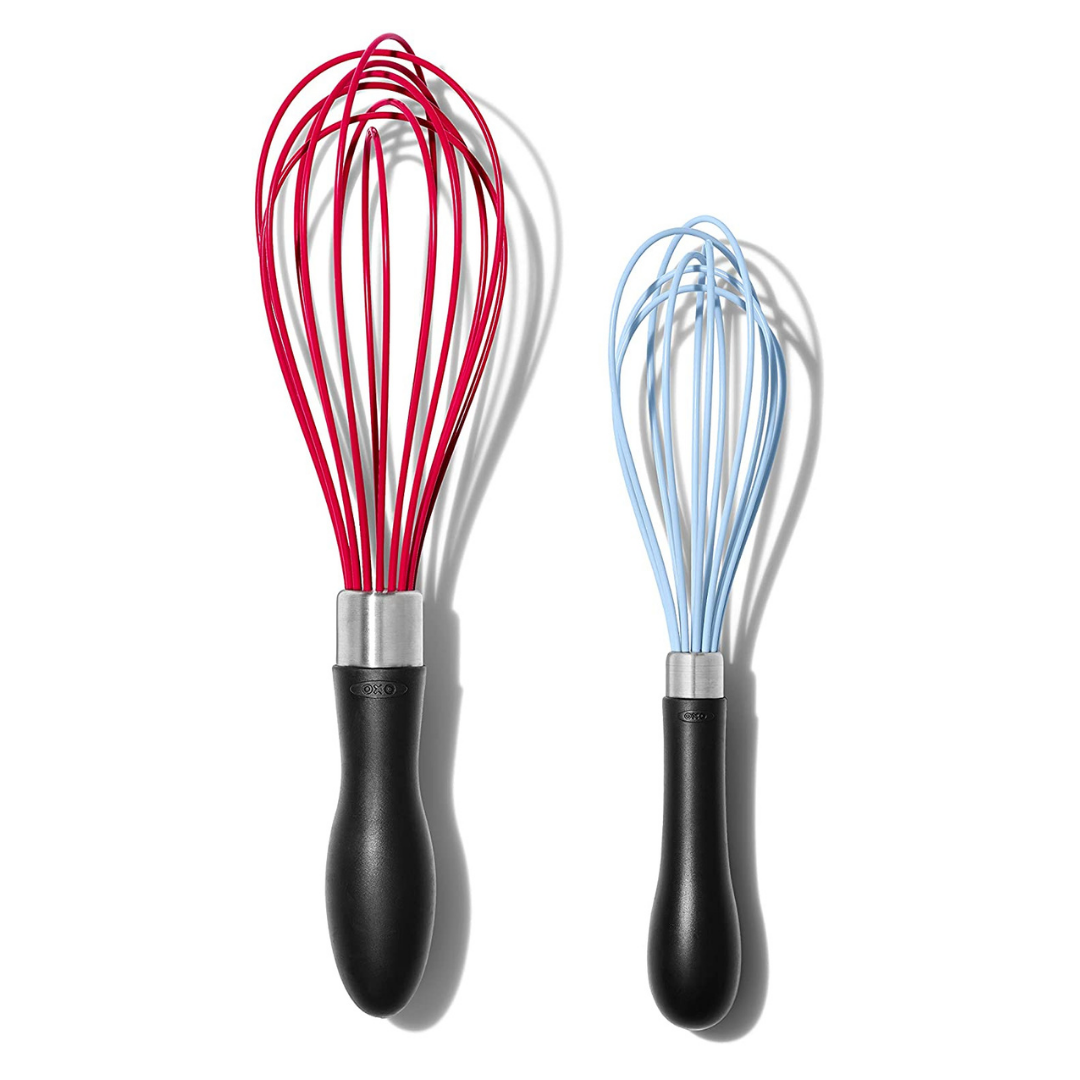 Juego de 2 batidores de silicona OXO Good Grips