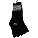 3 pairs of black socks