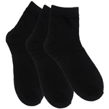 3 pairs of black socks