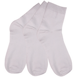 3 pairs of white socks