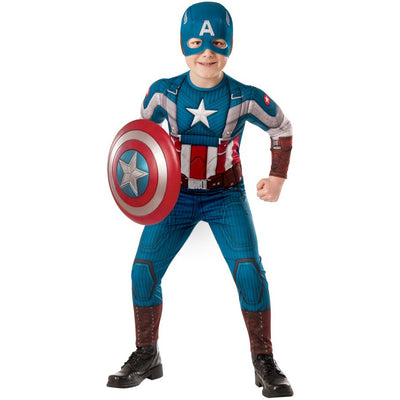 DISFRAZ RETRO DE CAPITÁN AMÉRICA PARA NIÑO