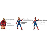 CAPTAIN MARVEL 3D MOLDED GIRL COSTUME