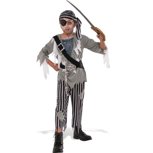 DISFRAZ DE NIÑO PIRATA FANTASMA