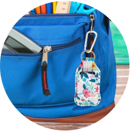 Desinfectante de manos con funda impresa