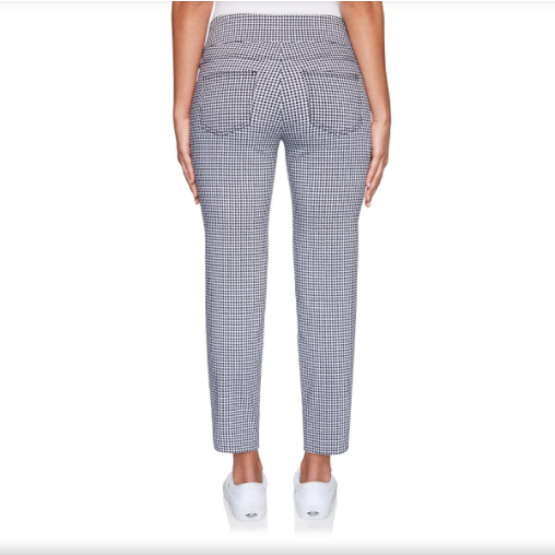 RUBY RD PANTALÓN A CUADROS BLANCOS Y NEGROS