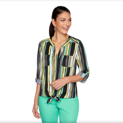 BLUSA DE RAYAS MULTICOLOR RUBY RD