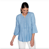 BLUE BLOUSES WITH LONG SLEEVES X RUBY RD