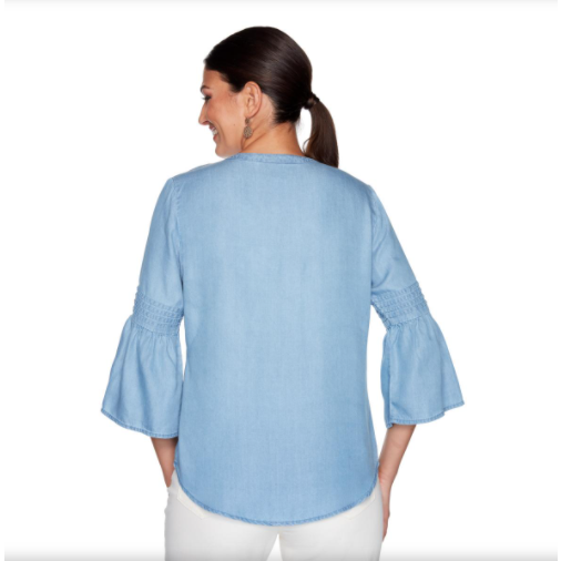 BLUE BLOUSES WITH LONG SLEEVES X RUBY RD