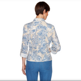 CHAQUETA DE FLORES X RUBY RD