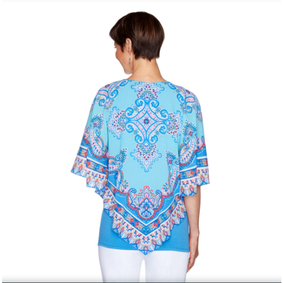 BLUSA MANGA LARGA TURMULTICOLOR X RUBY RD