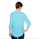 BLUSA CON MANGA LARGA Y BOTONES MUST HAVES I RUBY RD