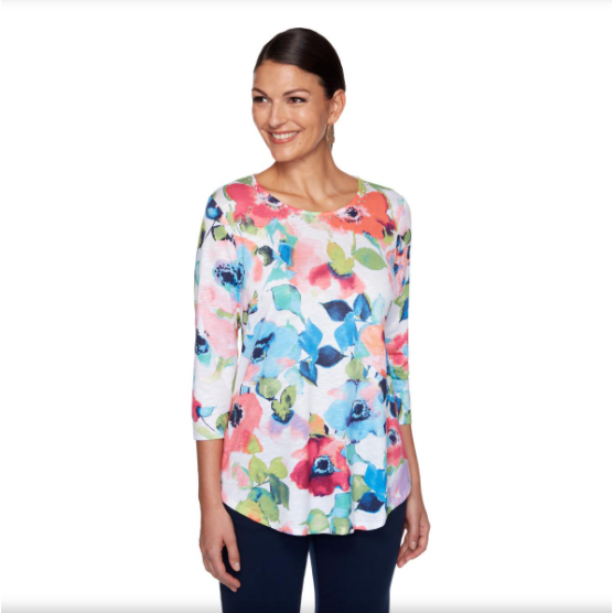 BLOUSE GERAN MULTICOLOR LONG SLEEVE X RUBY RD
