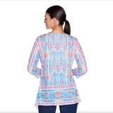 BLUSAS MULTICOLOR CAPRI SUBLIMATION 20 X RUBY RD