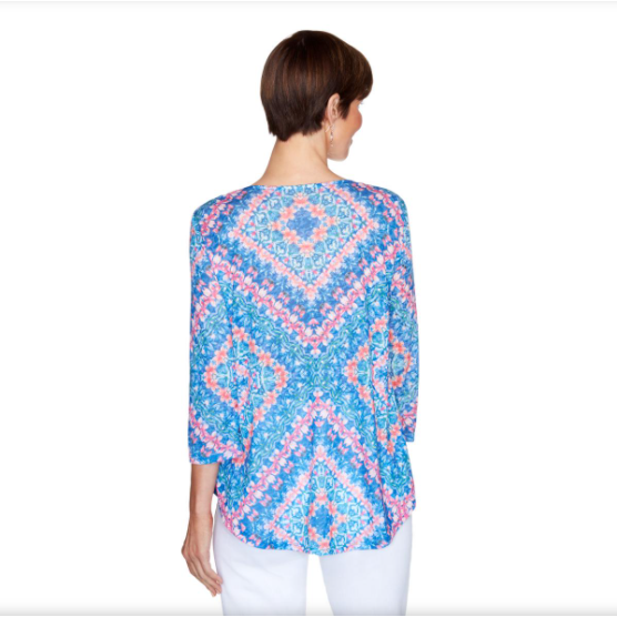 BLUSA SUBLIME SUBLIMATION 20 CAPRI MULTICOLOR X RUBY RD