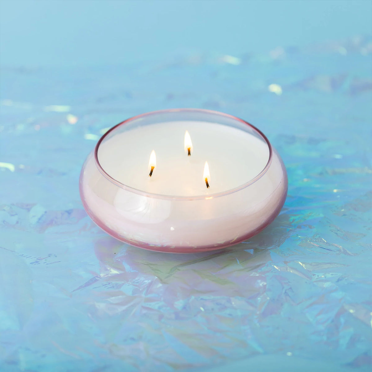 REALM 13.5 OZ CUENCO DE CRISTAL GRANDE ROSA - DUSK: PACHULÍ Y PERA