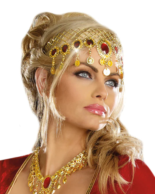 TIARA RUBÍES Y ORO