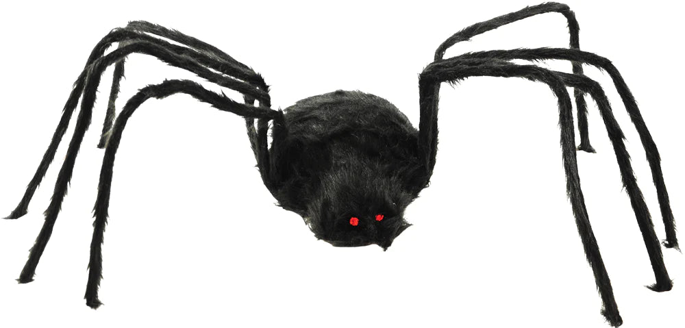 Araña peluda de 80"-Negra