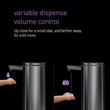 Dispensador sin contacto con sensor de acero inoxidable y latón