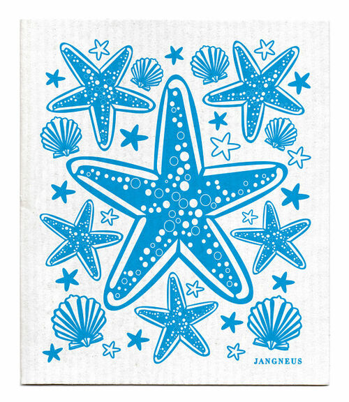 PAÑO SUECO - ESTRELLA DE MAR - TURQUESA
