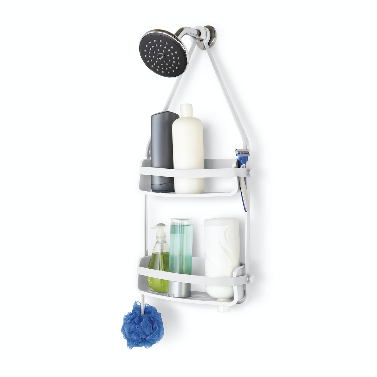 Organizador de ducha Flex blanco