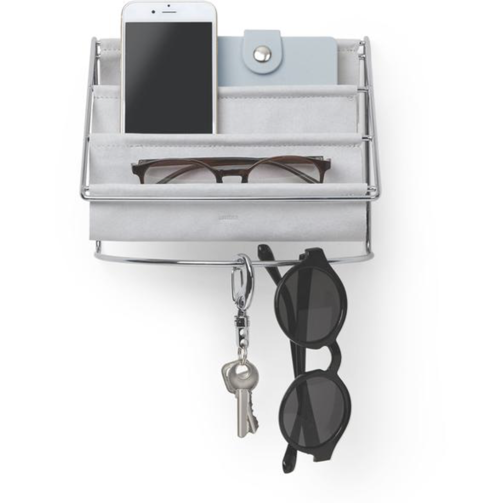 Organizador de accesorios para hamaca pequeño, gris