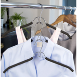 Juego de 3 perchas antideslizantes para blusas/abrigos