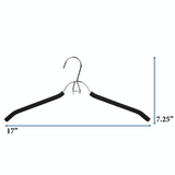 Juego de 3 perchas antideslizantes para blusas/abrigos