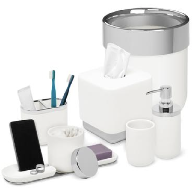 Cesto de basura Junip blanco