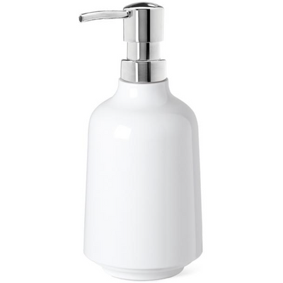 JABONERA CON DISPENSADOR STEP BLANCA