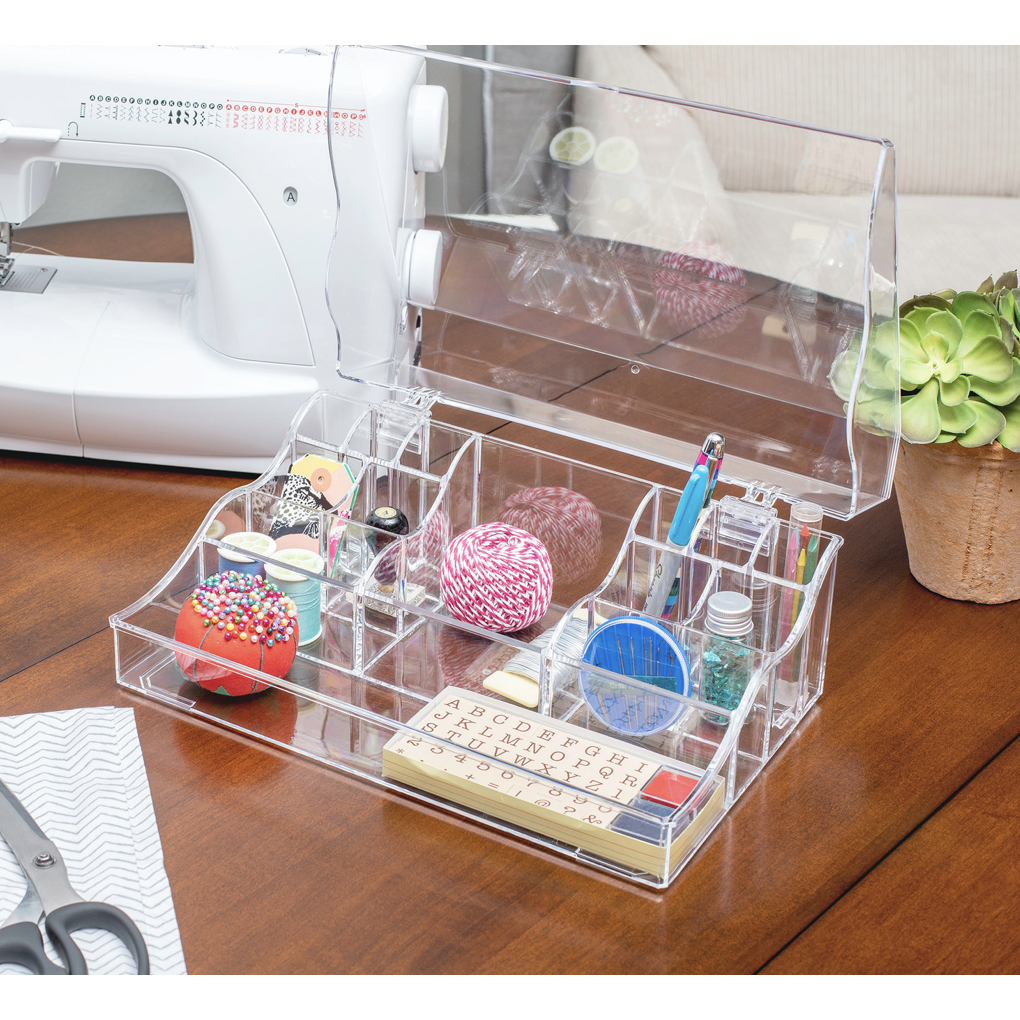Cosmetic Organizer With Lid