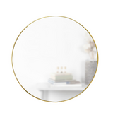 Hubba Mirror 34" Brass