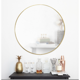 Hubba Mirror 34" Brass