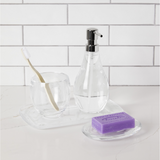 DROPLET SOAP PUMP  CLEAR