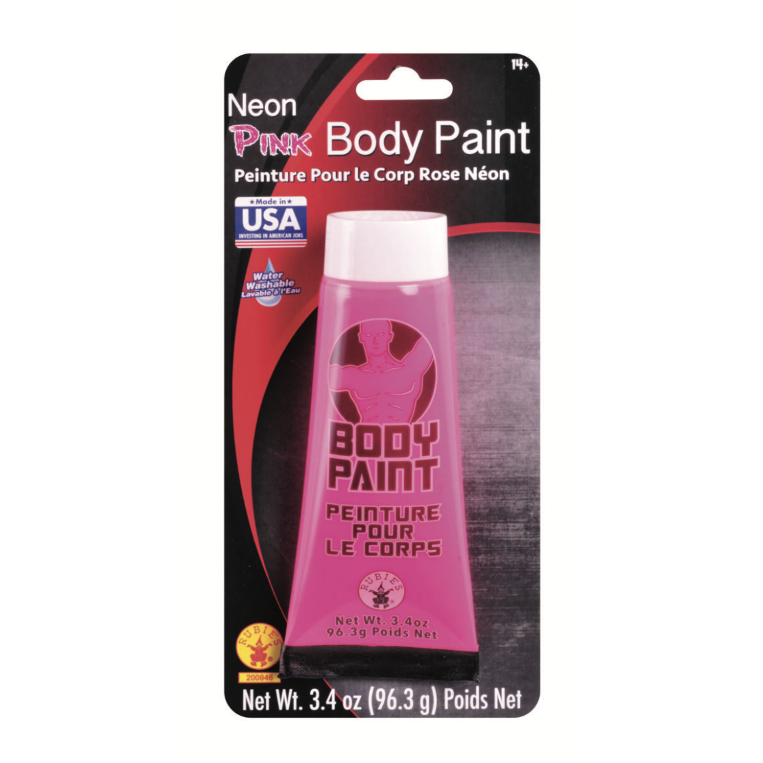 Pintura corporal rosa