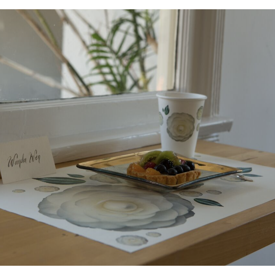 Flower Pop Paper Placemat
