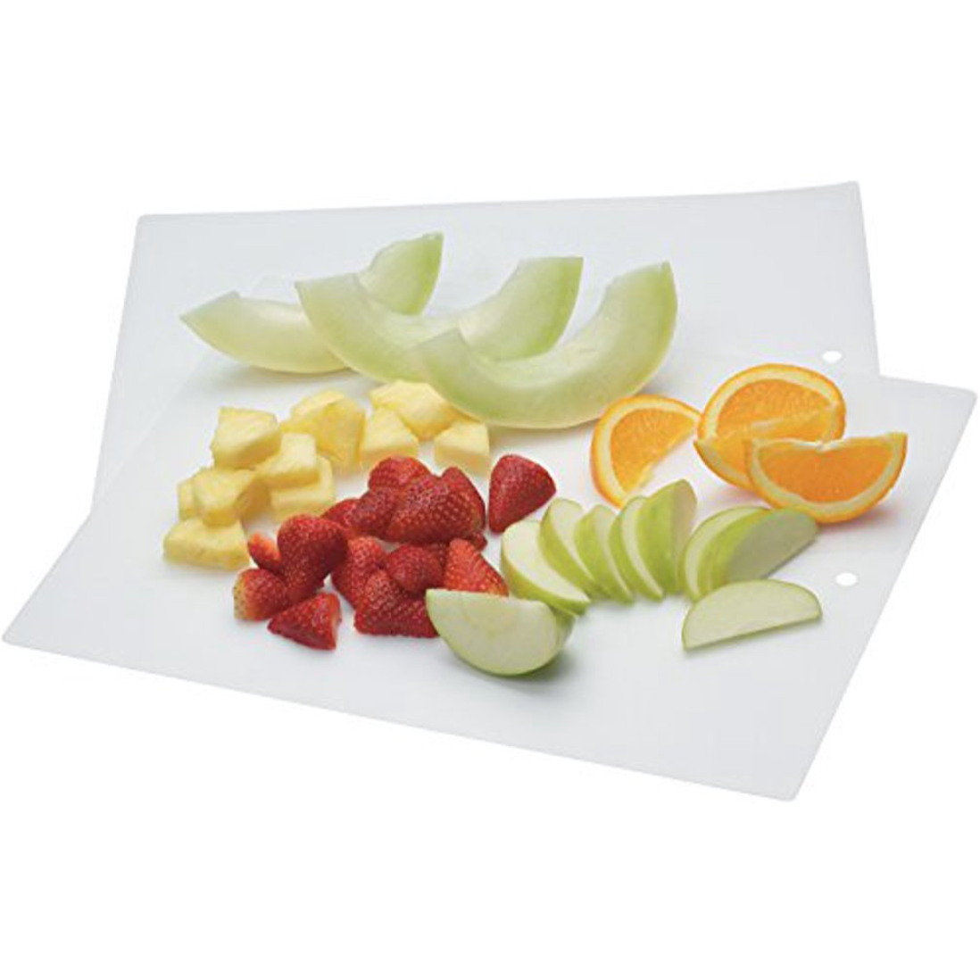 TABLAS DE CORTAR FLEXIBLES TRANSPARENTES 30.5 cm x 38 cm JUEGO DE 2