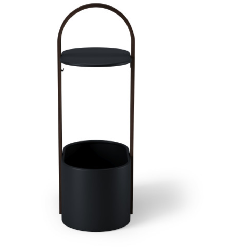 MESA DE ALMACENAMIENTO BELLWOOD NEGRA Y NOGAL