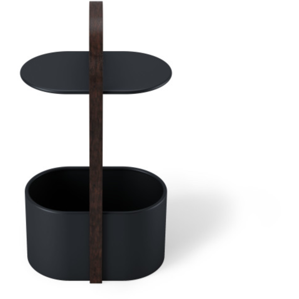 MESA DE ALMACENAMIENTO BELLWOOD NEGRA Y NOGAL