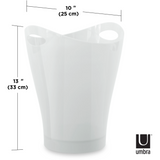 Bote de Basura GARBINO 9L Blanco Metálico