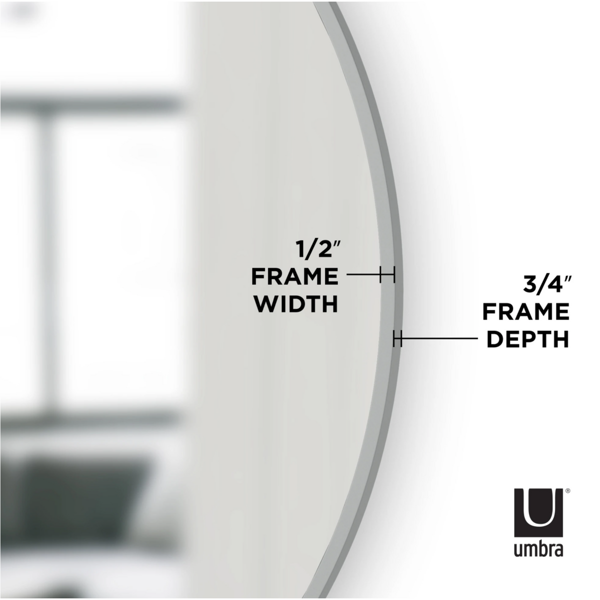 Espejo de pared Hub 37" Rosa