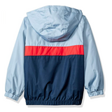 Chaqueta de lluvia Gris con Azul