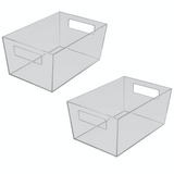 Juego de 2 bolsos grandes - Ahumado
