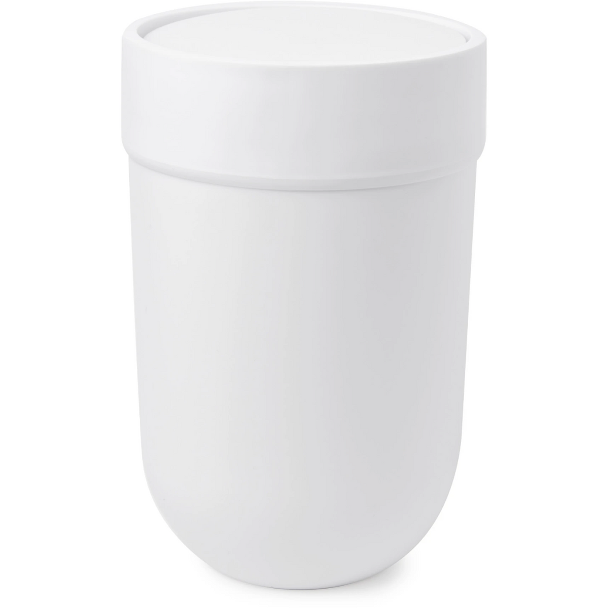 Bote de basura Touch con tapa blanca