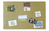 BULLETBOARD 30 x 20" BRASS