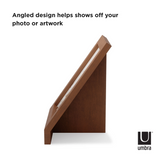 PODIUM PHOTO DISPLAY 5X7" LIGHT WALNUT