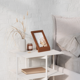 PODIUM PHOTO DISPLAY 5X7" LIGHT WALNUT