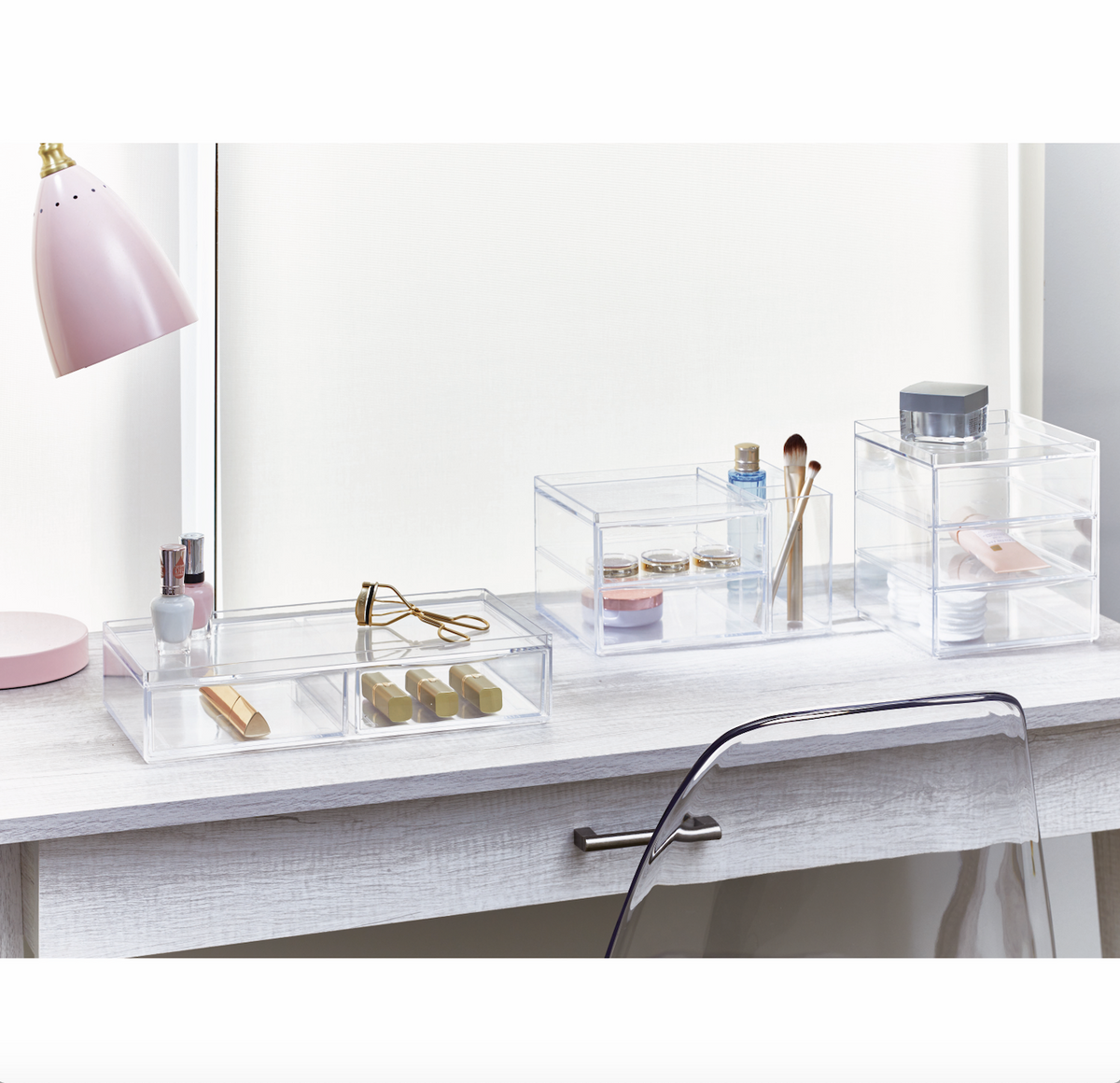 2 Drawers Cosmetic Organizer